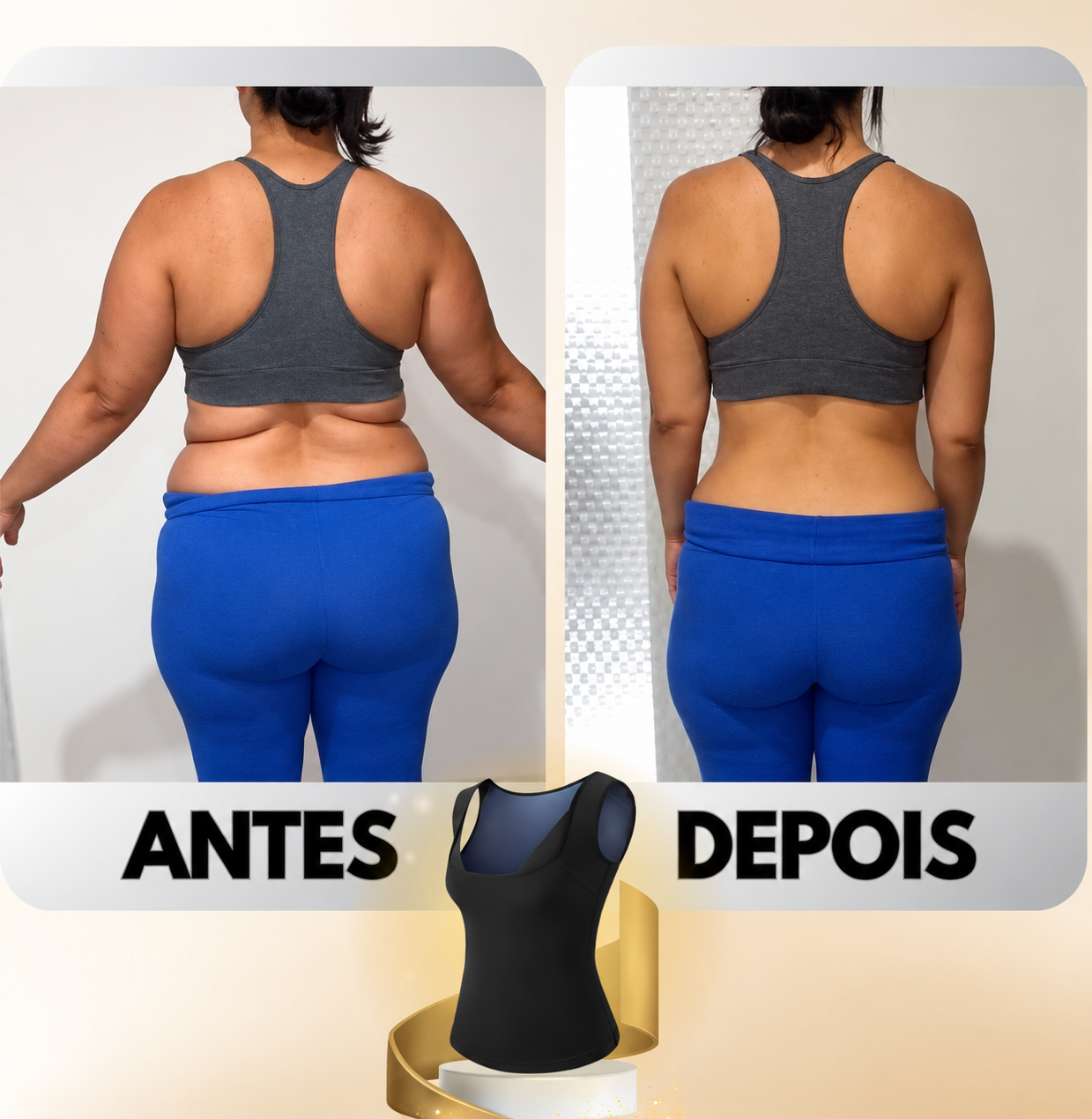 Modelo usando a Regata Sauna